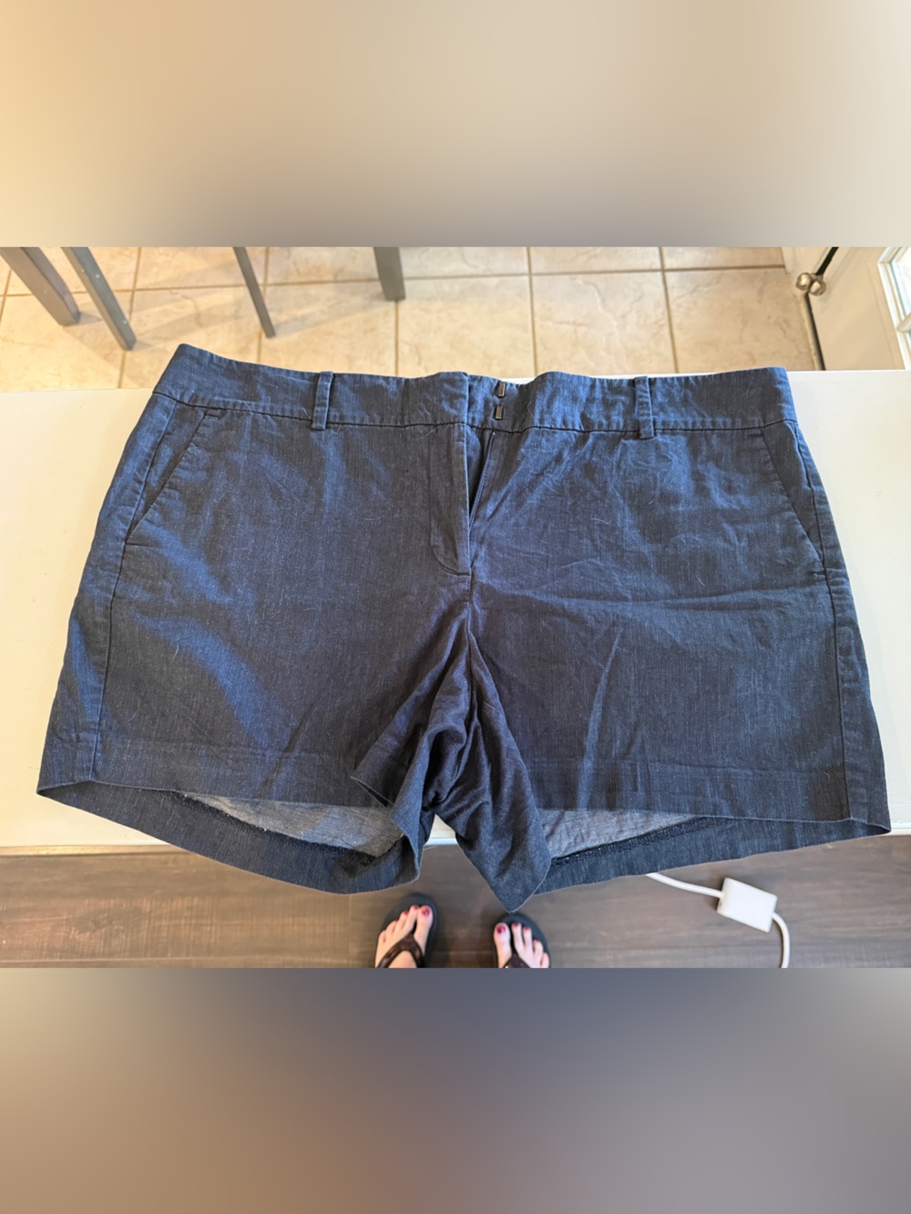 Ann Taylor Navy Siganture Shorts